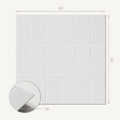 Wall panel square Minimalist rectangles in a mosaic