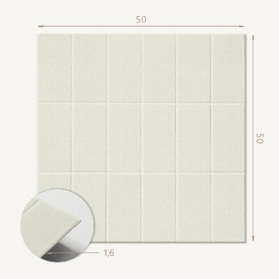 Pvc wall panel square Mesh with rectangular tiles