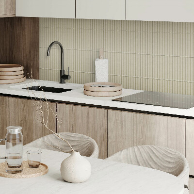 Pvc wall panel square Stylish stripe pattern in a modern version