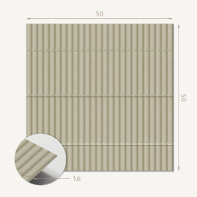 Pvc wall panel square Stylish stripe pattern in a modern version