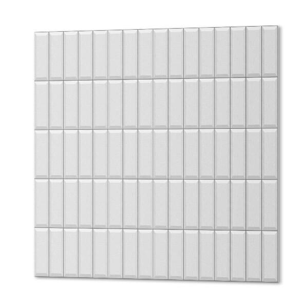 Wall panel square Smooth mosaic in a geometric version