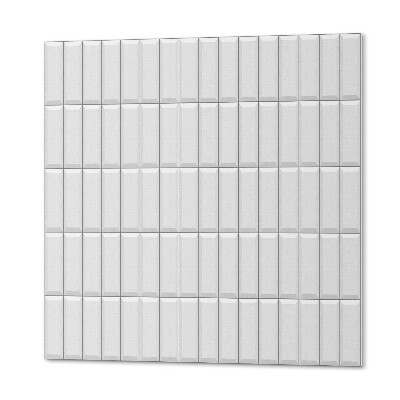 Wall panel square Smooth mosaic in a geometric version