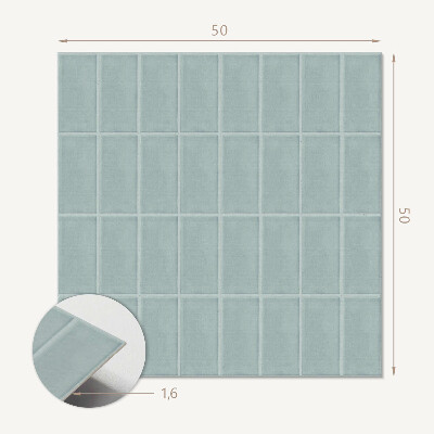 Pvc wall panel square Abstract tiles in geometry