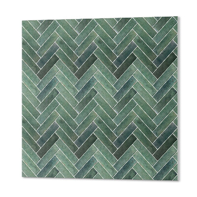 Wall paneling 3D herringbone pattern