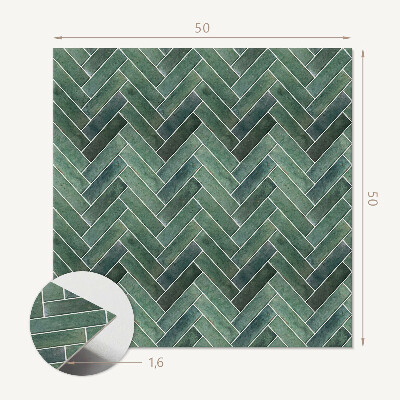 Wall paneling 3D herringbone pattern