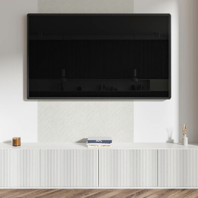 Wall paneling Herringbone inspired design