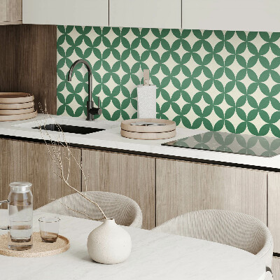 Wall panel square Mesh leaf motif