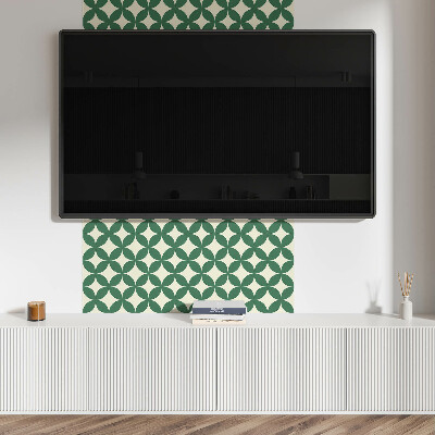 Wall panel square Mesh leaf motif