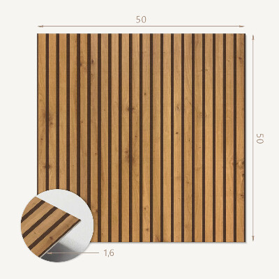 Wall paneling Wood-inspired vertical planks