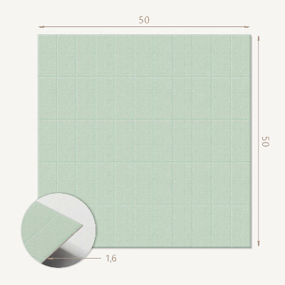 Wall panel square Rectangular tiles arranged in a grid