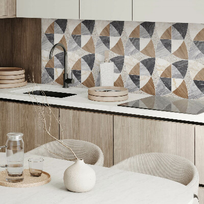 Pvc wall panel square Geometric tile motifs