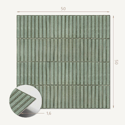 Wall paneling Geometry of square tiles