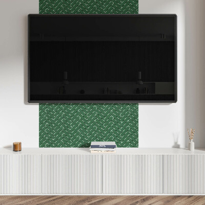 Wall paneling Stylish herringbone pattern on tiles