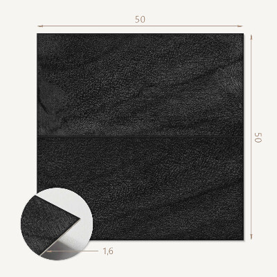 Wall panel square Dark stone patterns in slabs