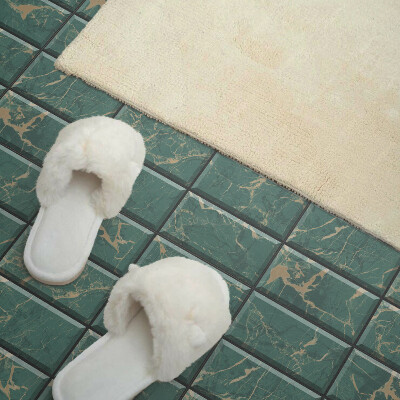 Wall panel square Stylized tiles in a marble pattern