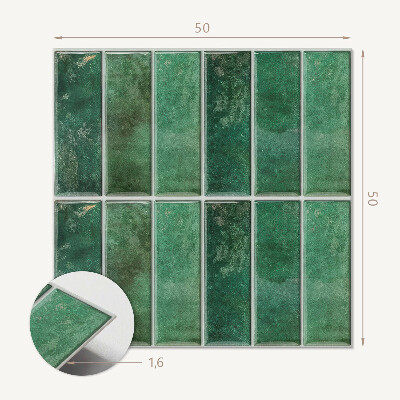 Wall paneling Tiles arranged vertically