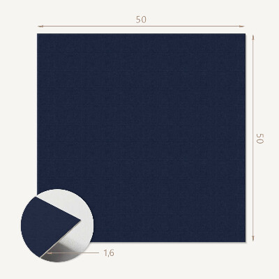 Pvc wall panel square Stylish dark navy blue