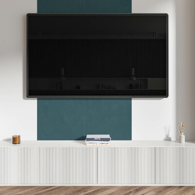 Pvc wall panel square Intense sea tone