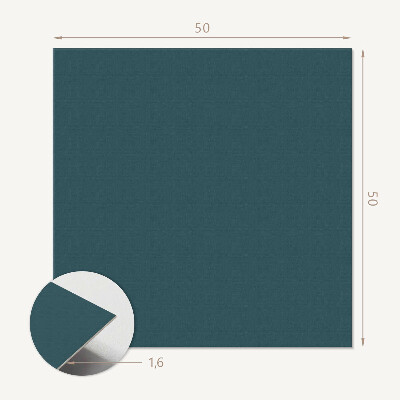 Pvc wall panel square Intense sea tone