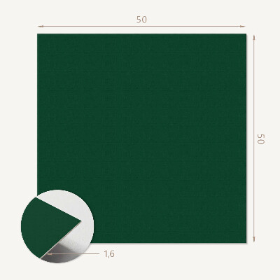 Wall panel square Dark Green Accents