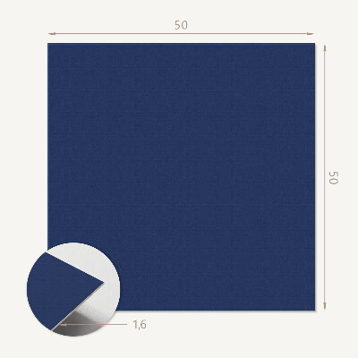 Wall panel square Navy Blue Color