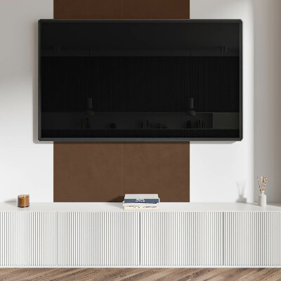 Wall panel square Brown