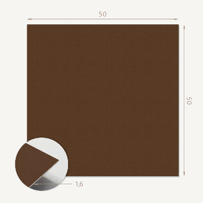 Wall panel square Brown