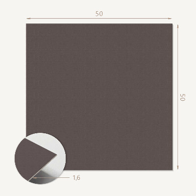 Wall panel square Brown tone