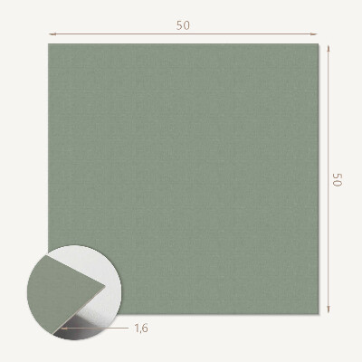 Wall panel square Stylish grey and green design