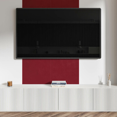 Wall panel square Warm Burgundy Shade