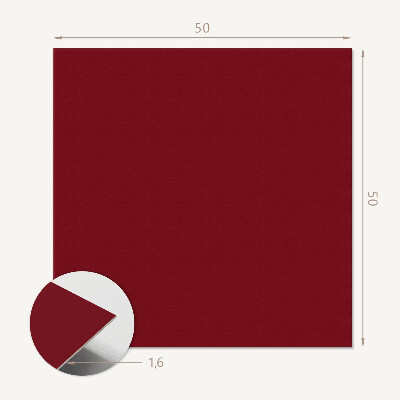 Wall panel square Warm Burgundy Shade
