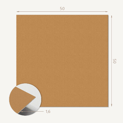 Wall panel square Orange