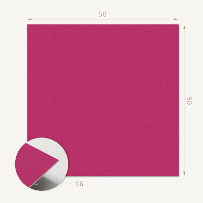 Wall panel square Pink Composition