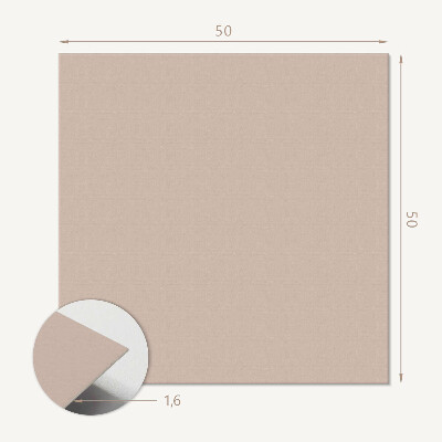 Pvc wall panel square Light Brown Accent Style