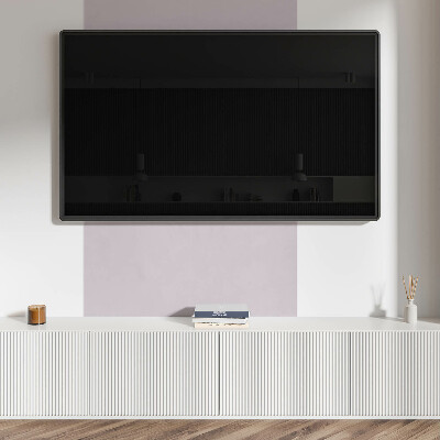 Wall paneling Purple Accent