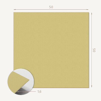 Wall panel square Yellow