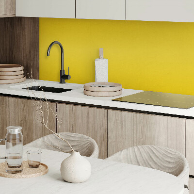 Wall panel square Warm Shade of Yellow
