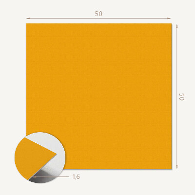 Pvc wall panel square Light orange color