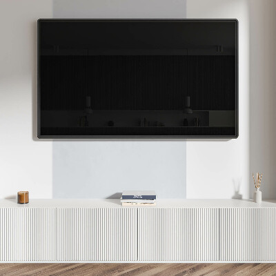 Wall panel square Delicate white color