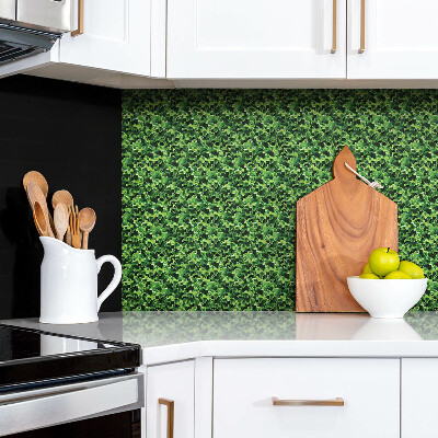 Wall panel Green lettuce leaves