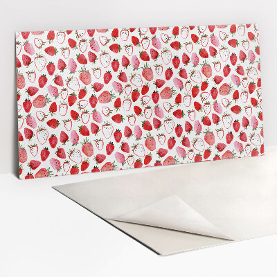 Wall panel Red strawberries