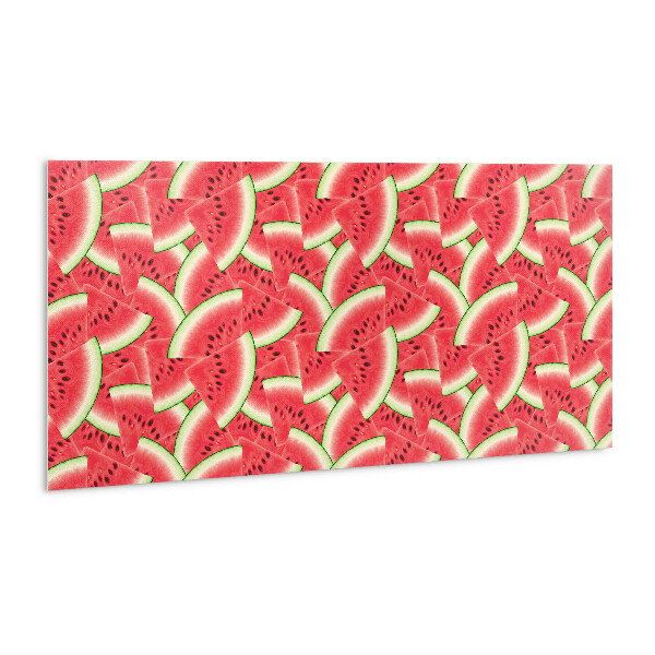 Wall panel Pieces of red watermelon