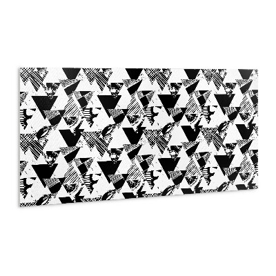 Decorative wall panel Patterned triangles