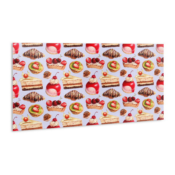 PVC wall panel Cartoon dessert