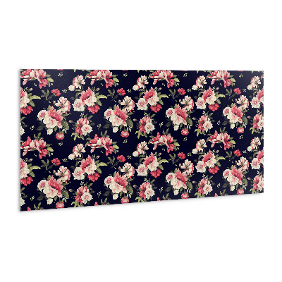PVC wall panel Pink flowers