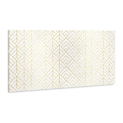 PVC wall panel Golden geometry