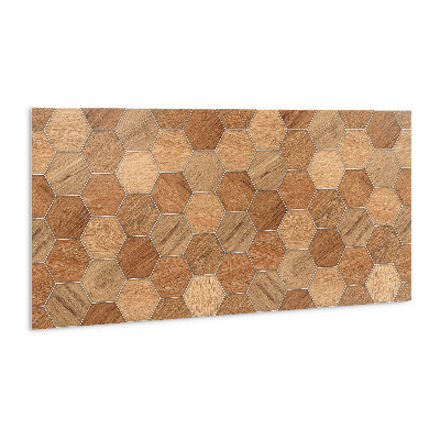 PVC wall panel Wooden geometry