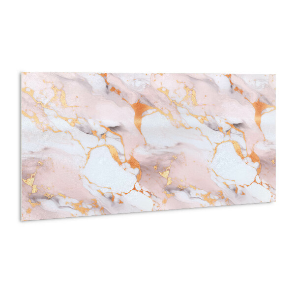 Wall panel Pastel marble and gold