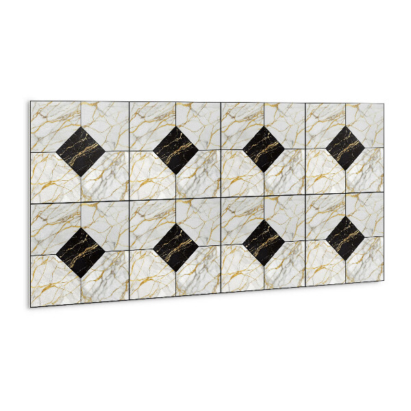 Wall panel Golden marble veins