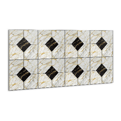 Wall panel Golden marble veins